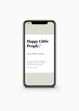 Happy Little People™ Card Deck: The Kinder Years (3-5 Years)